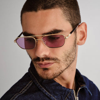 Le Mimi | Gold Violet Mono