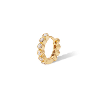 Single Earring Lola 8 Mm Gold Vermeil  Huggie
