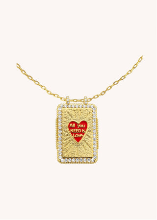 Necklace - Red Heart Boheme