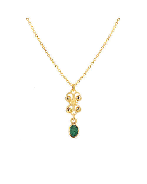 Farah necklace green