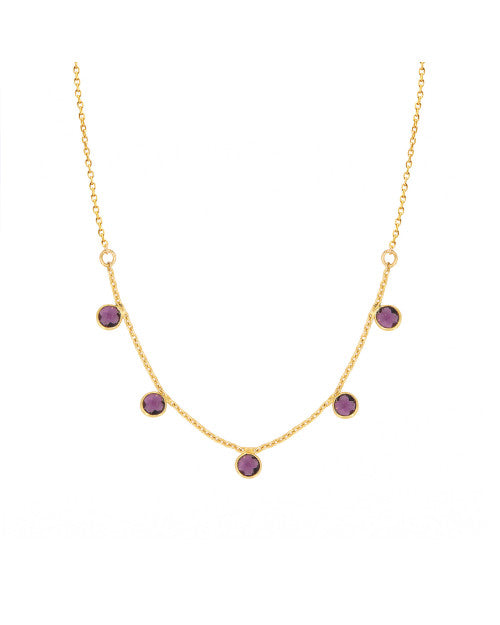 Loulou necklace amethyste