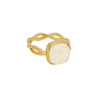 Braid Ring Moonstone