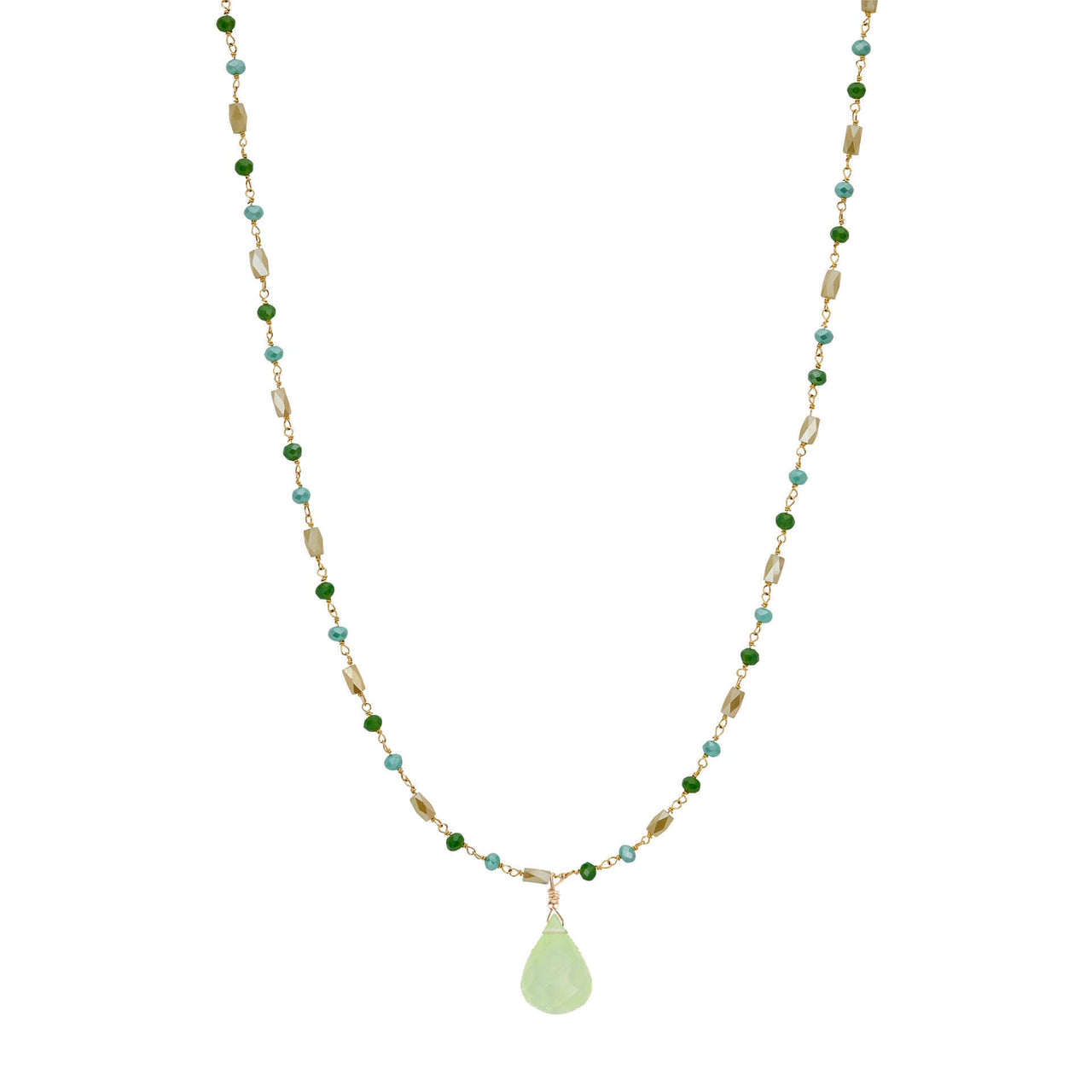 GREEN FAIRY LONG NECKLACE