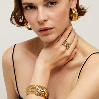 Compression Hoop Earrings