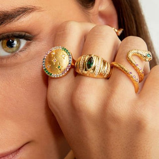 Ring - Green Stone Miranda
