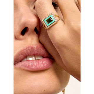 Ring - Turquoise El Paso Or