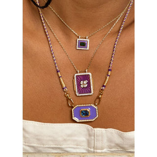 Neklace - Purple Yucatan