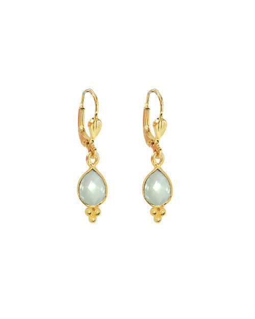 Thalia earrings Aqua
