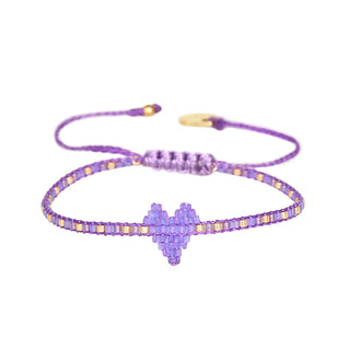 Heartsy row adjustable bracelet 12184