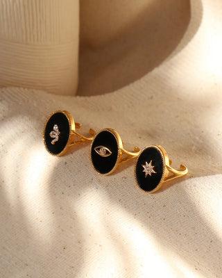 Salomé ring black (eye)