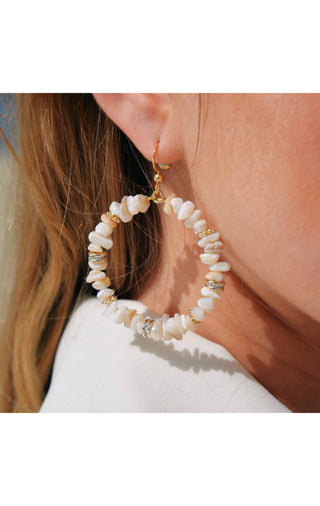 Earrings Martinika White
