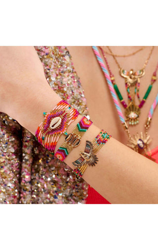 Cuff Chokohona Fuschia