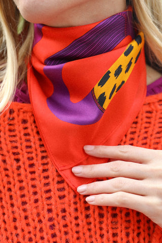 Chapanoir - Orange Scarf