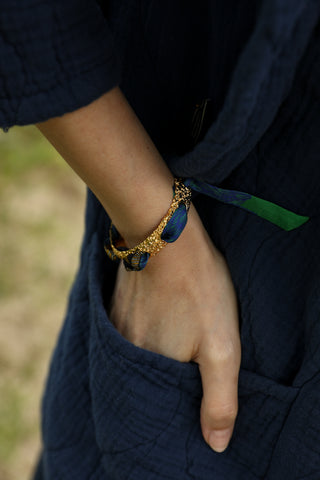 Queen Cuff And Cerf Boheme-Green Ribbon