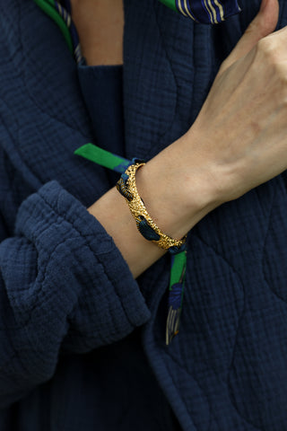 Queen Cuff And Cerf Boheme-Green Ribbon