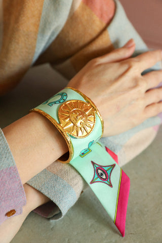 Soleil Cuff And Luck You-Vertdeau Ribbon