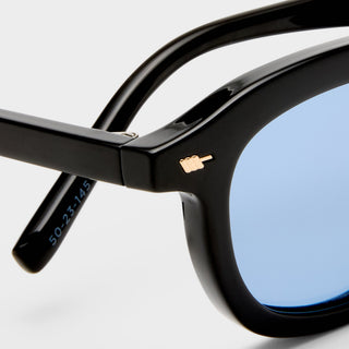 Heart Throb | Black Dusty Blue Tint