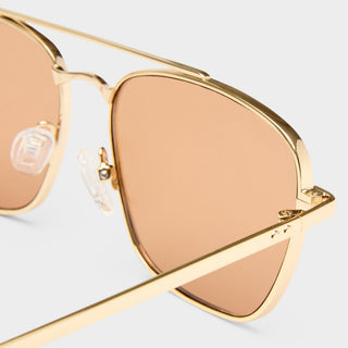 Diametric Ii | Bright Gold Chocolate Mono