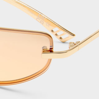 Bubbles | Gold Amber Tint Silver Flash
