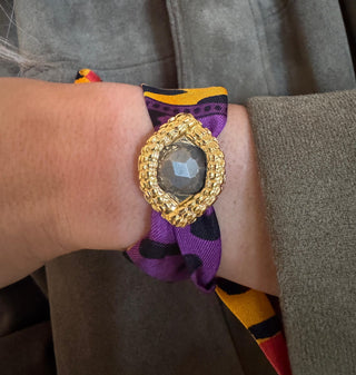 Oeil De Caiman Pyrite Cuff