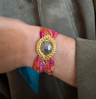 Oeil De Caiman Pyrite Cuff