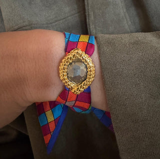 Oeil De Caiman Pyrite Cuff