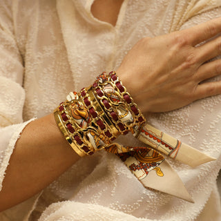Decembre-Bordeaux Cuff