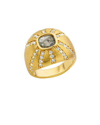 BAGUE - LABRADORITE CALIFORNIA