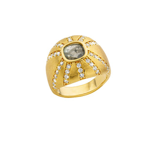 BAGUE - LABRADORITE CALIFORNIA