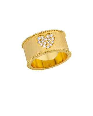 BAGUE - HEART CROWN
