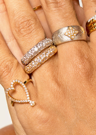 Ring - Grey Champagne