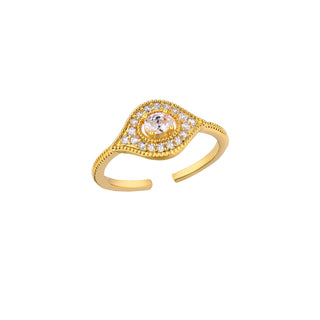 BAGUE - WHITE MAJESTIC EYE