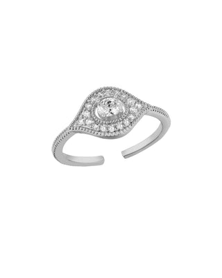 BAGUE - WHITE MAJESTIC EYE