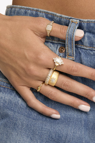 BAGUE - SNOWFLAKE
