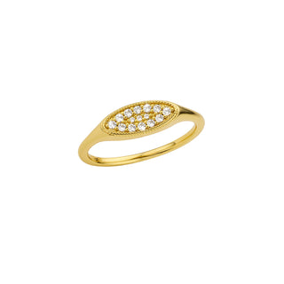 BAGUE - OVAL SIGNET