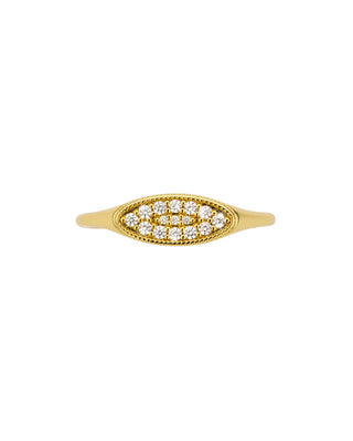 BAGUE - OVAL SIGNET