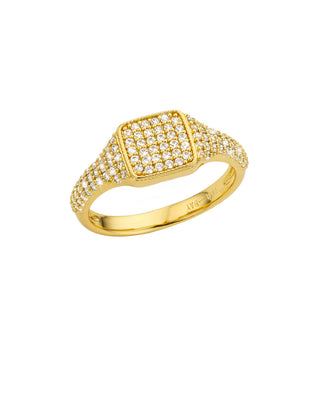 BAGUE - SQUARE SIGNET