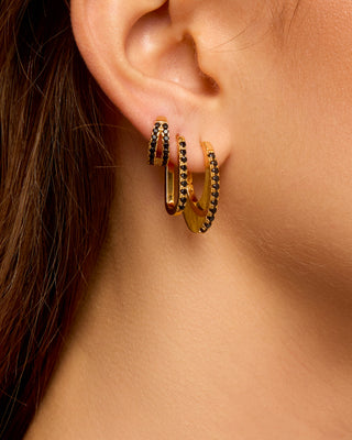 Piercing - Black Shiny Jazzy Or