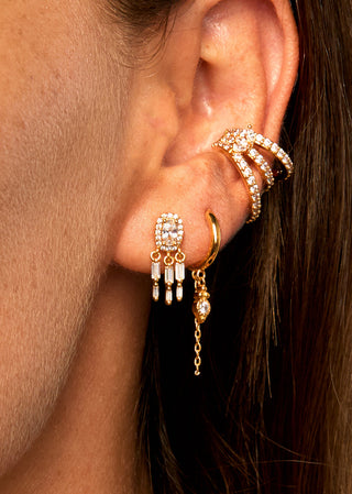 Earcuff - White Malia