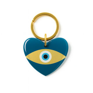 Gold Heart Key Ring