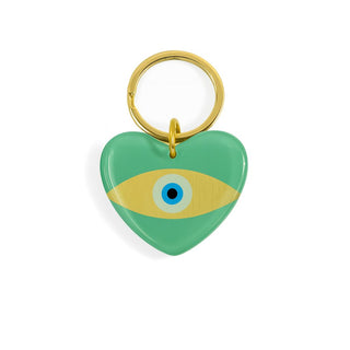 Gold Heart Key Ring