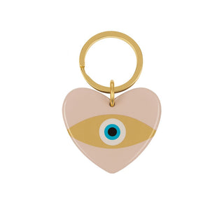 Gold Heart Key Ring