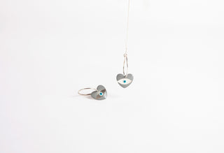 Heart Xxs Earrings Silver
