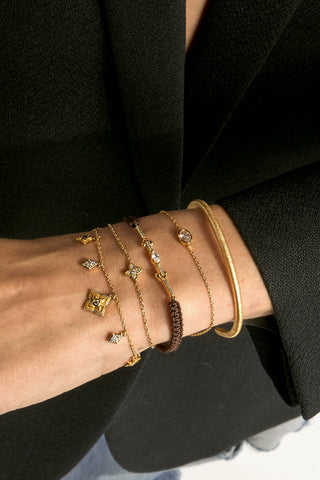 BRACELET - BROWN DRIFT LINK