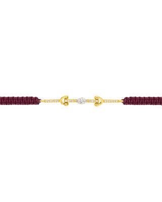 BRACELET - BURGUNDY DRIFT LINK