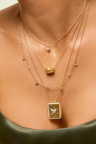 Necklace Colibri Boheme Or