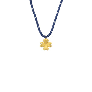 Necklace - Navy Lucky Baby