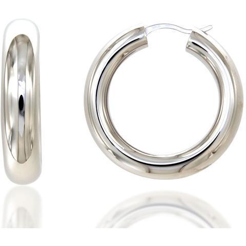 Bella 6Mm 925 Strl Slvr Hoops 3Cm 5,8Gr