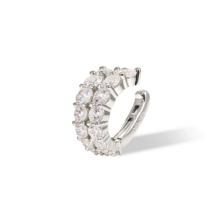 Gala Ear Cuff 925 Strl Slvr 2,2 Gr Wh Rh