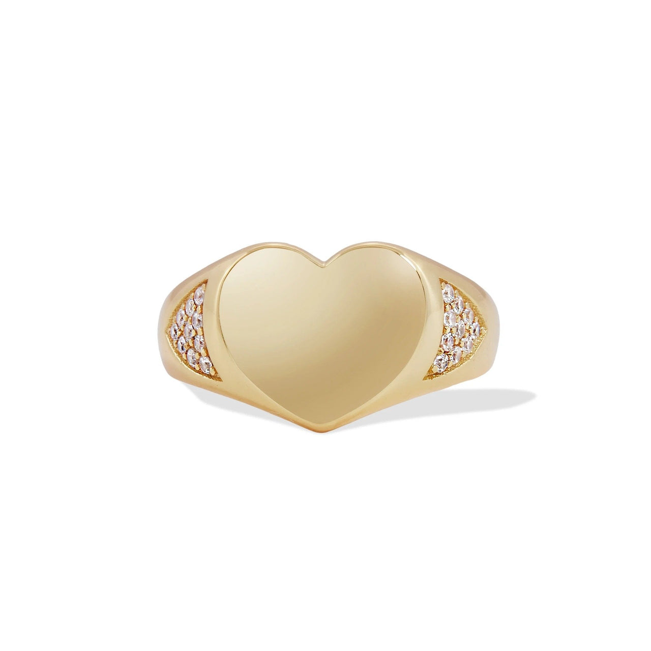 Yara Ring 925 Sterling Slvr 6,43Gr Gold Plate